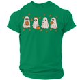 thumbnail image 2 of Mens Halloween Costume Spooky Ghost Short Sleeve Halloween T Shirts Graphic Print Halloween Tee Tops, 2 of 5