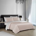 thumbnail image 2 of BedDecor 3-Piece Reversible Duvet Cover Set in Blush & White for Twin/Twin XL: Versatile Elegance for Your Bedroom, 2 of 3