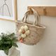 thumbnail image 2 of Bolsas Grandes para las Mujeres para el Trabajo, Bolso Tejido Casual de 11.02x9.84 Pulgadas, Bolso de Almacenamiento de Poliéster Multicolor para el Desplazamiento Diario, Regalo para las Mujeres, 2 of 6