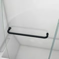 thumbnail image 5 of DreamLine Aqua 48 in. W x 58 in. H Frameless Hinged Tub Door in Satin Black, 5 of 8