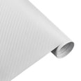 thumbnail image 2 of HLONK 3D Carbon Fiber Vinyl Car DIY Wrap Sheet Roll Film Sticker Decal - Grey Color 200X50cm/78.7” x 19.7”, 2 of 7