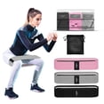 thumbnail image 4 of Lixada 3-Piece Sports Exercise Resistance Loop Band Set Elastic Band Set for Yoga Home Gym Training, 4 of 8