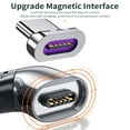 thumbnail image 6 of OAVQHLG3B Magnetic USB C Adapter Right Angle Connector Support PD 100W Quick Charge Compatible With USB C Mobile Laptops Tablets, 6 of 6