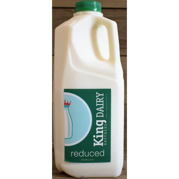 King Brothers Dairy 2 ReducedFat Milk, Half Gallon