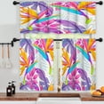 thumbnail image 3 of LALILO Kitchen Curtains and Valances Set of 3 36" Summer Window Treatment Tiers for Window Decor, 3 of 5