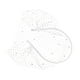 thumbnail image 2 of Diadema nupcial Zulema velo de novia jaula de pájaros Blanco, 2 of 8