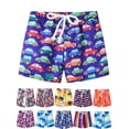 thumbnail image 1 of Yuanyu Toddler Boys Girls Shorts Kids Printing Beach Sport Running Casual Quick Dry Swim Trunk  2-7Y, 1 of 5
