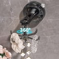thumbnail image 4 of Suction Cup Rotating Hook, Multifunctional Storage Rack With Press-Type Switch, for Kitchen and Bathroom Wall, Gray, 4 of 6