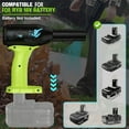 thumbnail image 2 of Para Ryobi Batería de 18V, Soplador Seco a Chorro de 90000RPM, Ventilador Eléctrico de Mano Inalámbrico para Eliminación de Polvo para Teclado, Exterior, Limpiador de Auto, 2 of 7