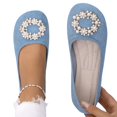 thumbnail image 7 of Comfortable Strap Shoes, Women's Round Toe Mary Jane Flats Comfortable Strap Ballet Shoes with Flexible Walking Sole and Dressy Office Shoes Dress Shoes Feminine Classic Strap Flats, US-7.5/EU-40, 7 of 7