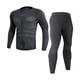 thumbnail image 1 of Conjuntos de ropa interior térmica para hombre, ropa interior funcional de alta elasticidad, ropa deportiva con bloqueo de color, conjunto de ropa interior cálida, trajes cálidos para hombre, 1 of 6