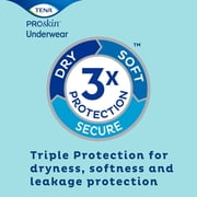 TENA Extra Disposable Pull On Underwear, Medium, 64 Ct