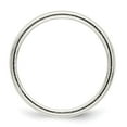 thumbnail image 4 of Auriga Fine Jewelry 925 Sterling Silver 9.5mm Designed Edge Wedding Band Ring Size 12 for Women, 4 of 4