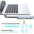 thumbnail image 4 of HUB USB C, adaptador USB C multipuerto para accesorios MacBook Pro y Air, 4 of 5