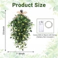 thumbnail image 7 of Green Wreath Summer Wreath for Front Door Spring Wreath Décor with Artificial Olive Leaves for Home Offiec Hanging Wall Decoration Design 2, 7 of 7