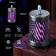 thumbnail image 2 of Lámpara matamosquitos portátil, enchufe USB, descarga eléctrica, trampa para insectos colgante con luz ultravioleta de 360°, para interiores y exteriores, 2 of 4