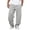 Gray, variant on Men's Heather Brown Wide Leg Sweatpants,Diagonal Seam Loose Baggy Casual Trousers with Side Pockets for Street Loungewear Brown XXL