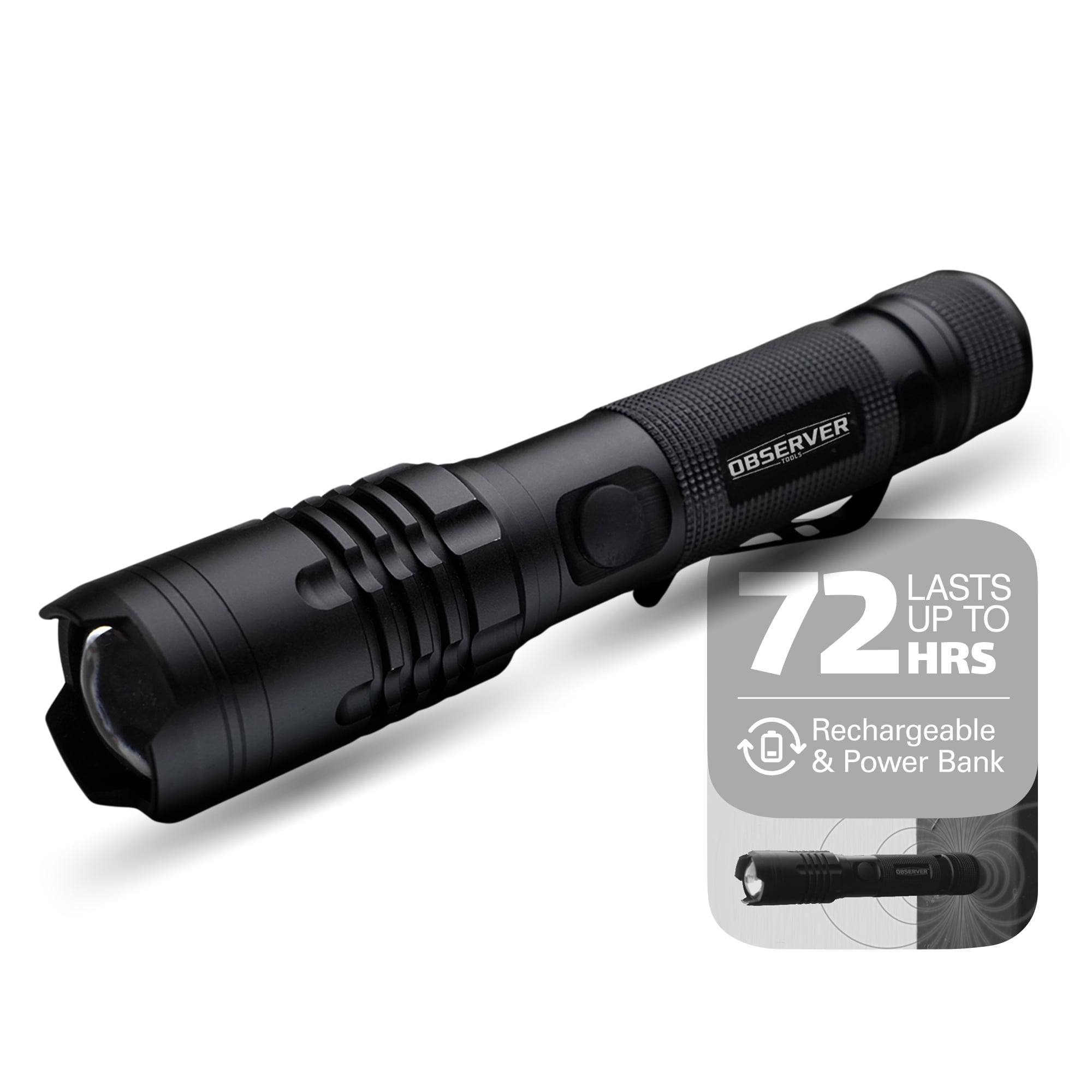 New 1000 Lumen Tactical Flashlight LED Rechargeable for Outdoor Hunting Shooting 
