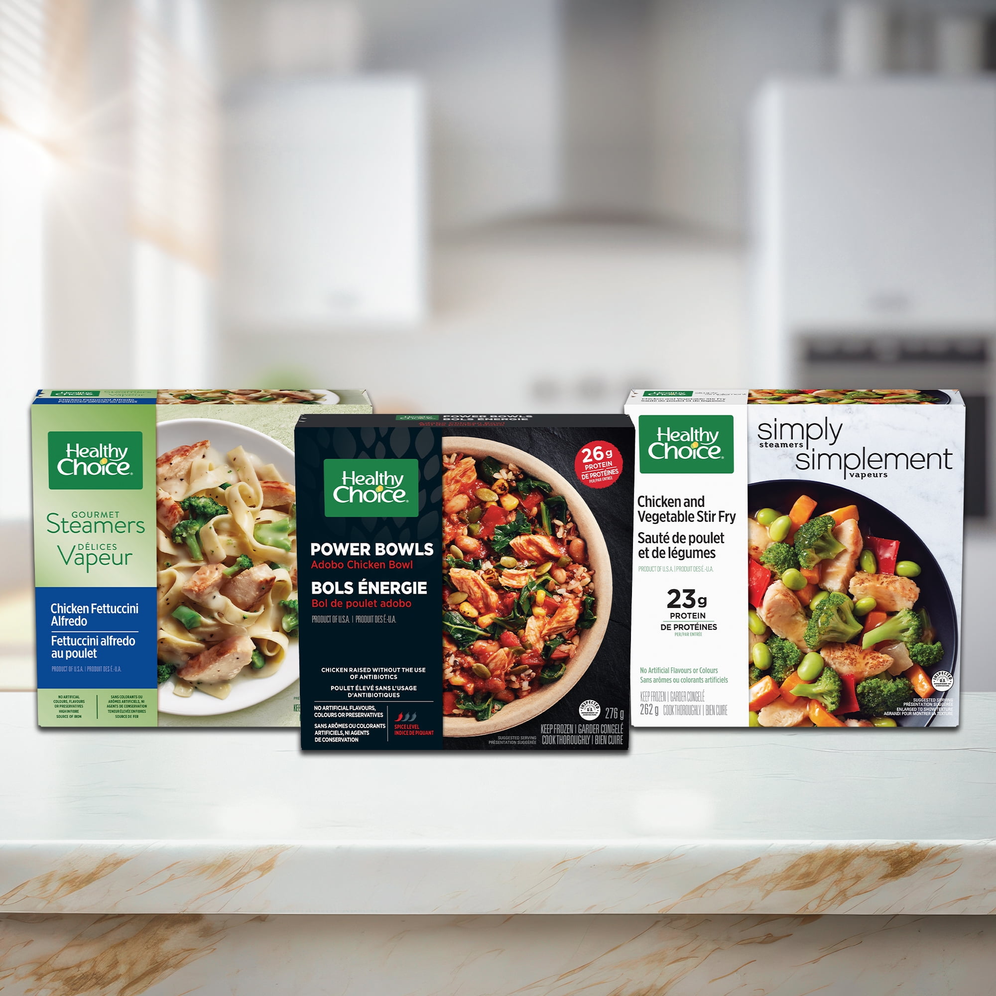 Healthy Choice Gourmet Steamers Sweet Sesame Chicken Frozen Dinner with Chicken Breast, Vegetables and Sweet Sesame Sauce, No Artificial Flavours, No Preservatives, Frozen Meal, 292 g
