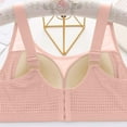 thumbnail image 5 of Bigersell Push up Bra On Sale Women's Solid Color Underwire Oversized Gathering Underwear Daily Bra Sports Bra Style F-1108 Pinks XL, 5 of 5