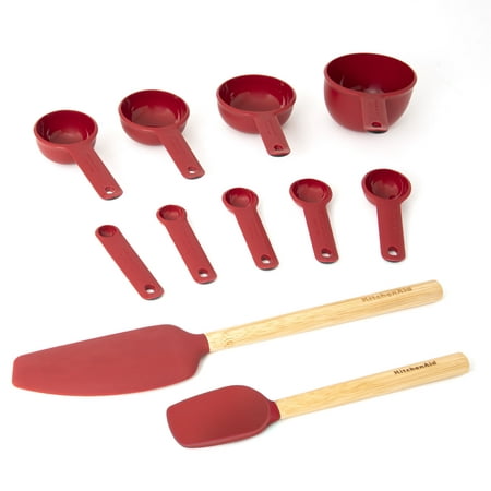 Kitchenaid 11-Piece Stand Mix and Measure Baking Kit  Red