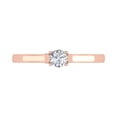 thumbnail image 3 of 1/4 Carat Diamond Engagement Ring in 14K Rose Gold (Ring Size 8) (I1-I2 Clarity), 3 of 4