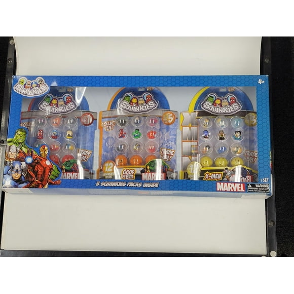 Marvel Set of 3 Squinkies Collectibles Series 1 and 3 and 5