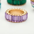 thumbnail image 3 of Exquisite Hand Studded Geometric Rainbow Stone Wedding Jewelry, 3 of 5