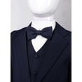 thumbnail image 7 of DPOIS Baby Boys 5PCS Formal Suit Wedding Party Blazer Vest Shirt Pant Bowtie Formal Tuxedo Suits Navy Blue 8, 7 of 7
