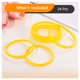 thumbnail image 4 of Uxcell 24Pcs Pulseras de Goma, Pulseras de Silicona de Color Sólido para Deporte/Entrenamiento/Baloncesto Hombres Mujeres Adolescentes [Amarillo], 4 of 6