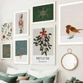 thumbnail image 2 of Carteles minimalistas de Navidad para decoración del hogar, impresiones en lienzo, galería de pintura, arte de pared nórdico, sala de estar, vacaciones modernas, 2 of 4