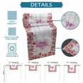 thumbnail image 6 of Mother's Day Table Runner 90 Inches, Spring Floral Purple Love Heart Wood Grain Bed Runner Dresser Scarves Tabletop for Indoor Outdoor Parties/Ceremony/Banquet, 13" x 90", 6 of 9