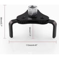 thumbnail image 2 of Oil Filter Wrench 3 Prong Two Way Adjustable 53-108mm Universal, 2 of 5