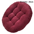 thumbnail image 2 of Tapicería de tatami circular engrosada, tapicería, reposapiés Papasan de color sólido, 2 of 5