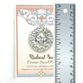 thumbnail image 4 of Radiant Sun Scarf Pin with Magnetic Back Closure - Gift Packaged - Handcrafted Pewter Made in USA (Shipped from Artist Studio), 4 of 5