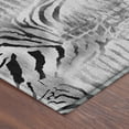 thumbnail image 3 of Addison Rugs Mayfield Premium Machine Washable Transitional Animal Gray Round Rug, 8' x 8', 3 of 5