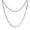 5MM-18inch, variant on Cuban Chain Unisex Stainless Steel Street Hip Hop Double Lock Clasp Link 7MM 20inch