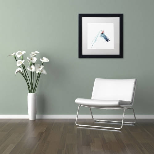 Trademark Fine Art 'From Nowhere To Nowhere' Canvas Art by Robert Farkas, White Matte, Black Frame
