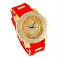 thumbnail image 5 of Men's Oversized Diamond Watch with Iced Out Dial and Bling Case - Comfortable Silicone Band - Quartz Movement - Stylish Timepiece in Gold, 5 of 5