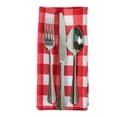 thumbnail image 2 of DII Red Check Outdoor Napkin (Set of 6), 2 of 11