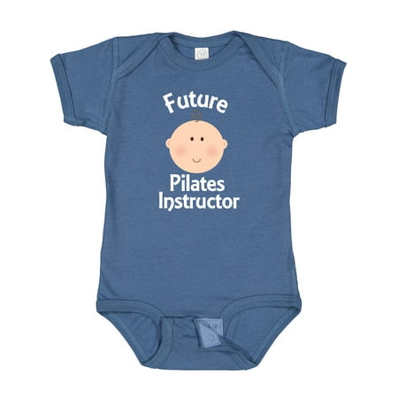 

Inktastic Future Pilates Instructor Occupation Gift Baby Boy or Baby Girl Bodysuit