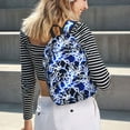 thumbnail image 2 of Easygd Blue Lightning2 Canvas Backpack: Stylish, Lightweight, and Versatile with Large Capacity and Adjustable Straps –, 2 of 7