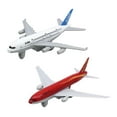 thumbnail image 3 of TISHITA 2 Pcs Modèle d'Avion Jouet de Collection pour Garçon pour Commémorer Table Étagères Rouge Blanc, 3 of 8