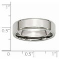 thumbnail image 5 of Stainless Steel Beveled Edge 6mm Polished Band, 5 of 9