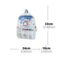 thumbnail image 1 of Cinnamoroll Series Backpack  Cartoon Anime Schoolbag Set  Casual Large Capacity Backpack  Kids Girl Travel Commute Knapsack, 1 of 7