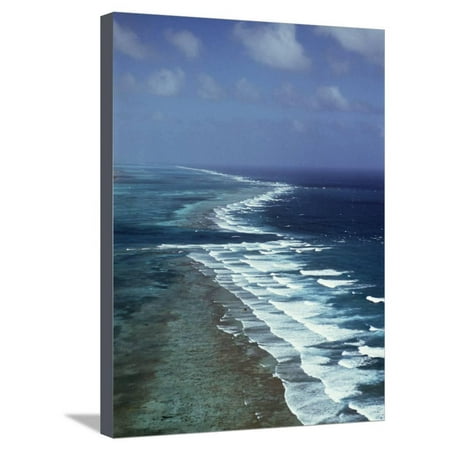 Ambergris Cay, Second Longest Reef in the World, Near San Pedro, Belize, Central America Stretched Canvas Print Wall Art By (Best Seafood In San Pedro Belize)