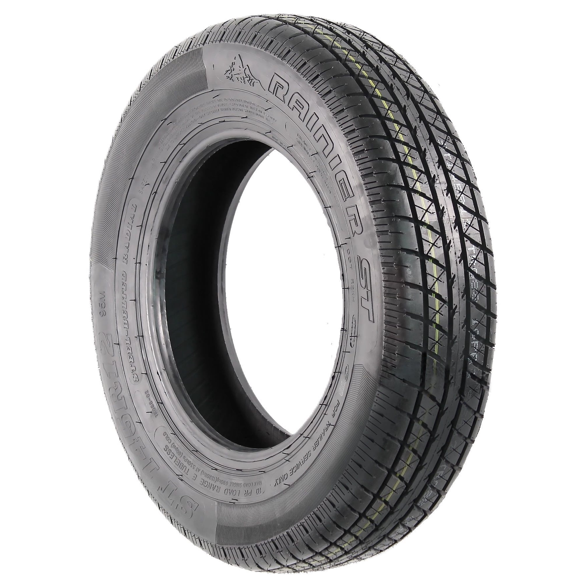eCustomrim Radial Trailer Tire ST145/R12 145/R12 12 Inch Load E 6 Year Warranty