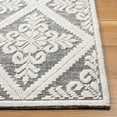 thumbnail image 5 of SAFAVIEH Vermont Trinity Floral Geometric Wool Area Rug, Ivory/Black, 2'3" x 4', 5 of 10