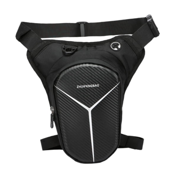 Bolsa para la pierna de motocicleta, bolsa para el muslo, correas extraíbles para las piernas, bolsa multifuncional para bicicleta D