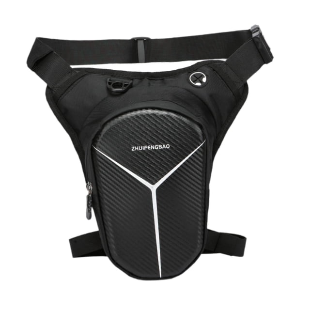 Bolsa para la pierna de motocicleta, bolsa para el muslo, correas extraíbles para las piernas, bolsa multifuncional para bicicleta D